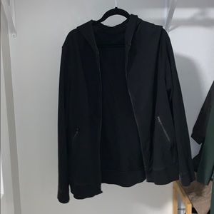 XL Black Lululemon Scuba Hoodie